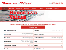 Tablet Screenshot of hometownvalues.net